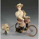 法国自动骑车玩偶，1890年前后
