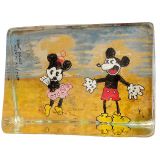 Walt Disney's Mickey and Minnie 米老鼠镇纸，1930年前后