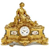 法国产雕有人物形象的钟 (French Pendulum Clock)