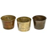 3个杯形嵌套砝码组, 19世纪