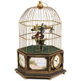 鸣禽自动装置带钟表和闹钟功能