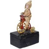 德国自动玩偶“骑三轮车的少年“, 约1900年