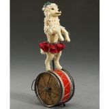 罕见的自动玩偶“跳舞的长卷毛狗“, Roullet & Decamps制造, 约1890年