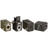 4 Rare Box Cameras