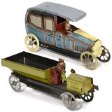 2 Penny Toy Cars, c. 1920
