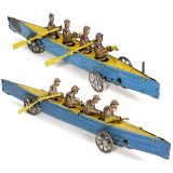 2 Penny Toy Rowing Boats, c. 1925