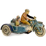 Tippco T 686 Motorcycle with Sidecar, c. 1930