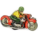 Schuco Motodrill 1006 Motorcycle Racer, c. 1950