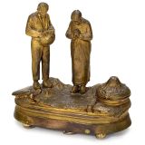 Musical Inkwell Sculpture L'Angèlus, c. 1900