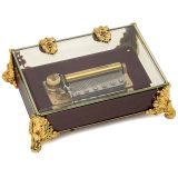 Swiss Reuge Musical Box in Crystal Case