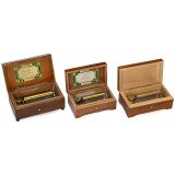 3 Swiss Musical Boxes
