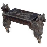 Black Forest Musical Footstool, c. 1900