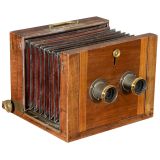 French Wet-Plate Stereo Camera, c. 1870