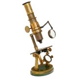 French Compound Microscope, c. 1860