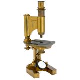 French Compound Microscope by Oberhaeuser, c. 1850