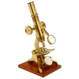 English Compound Monocular Microscope, c. 1870