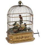 Quadruple-Singing Bird Cage Automaton by Blaise Bontems, c. 1910