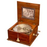 Polyphon Disc Musical Box Model 42 CG with 12 Bells, c. 1900