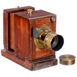 Rare British Daguerreotype Sliding Box Camera, c. 1856