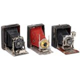 3 Folding-Bed Plate Cameras