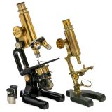 2 German Compound Microscopes