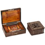 2 Sewing Boxes, c. 1900