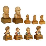 9 Anri Musical Busts with Reuge Movements