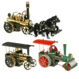 Wilesco Steam Roller and Traction Engines