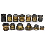 13 Brass Lenses with Short Focal Lengths