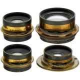 4 Wide-Angle Lenses (No. 2, 3, 4 and 5) by Ross, c. 1880