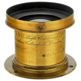No. 5 Wide Angle Rectilinear 15 x 12 Lens by Fallowfield, c. 188