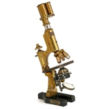 Messter Universal Bacteria Microscope with Eyepiece Turret, c. 1