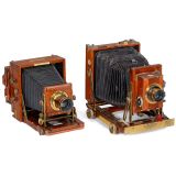 2 English Compact Style Folding Cameras
