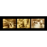 3 x 3D Lenticular Picture by W.R. Hess, c. 1912