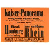 Original Advertising Poster Kaiser-Panorama, c. 1895