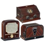 3 Radio Receivers by Telefunken, c. 1930