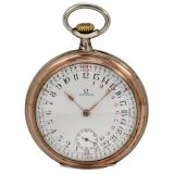 Omega 24-Hour Compass Pair-Cased Pocket Watch, c. 1927