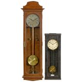 Early Electro-Magnetic Pendulum Clock, c. 1850