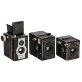 3 Rare Zeiss Ikon Box Cameras