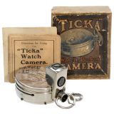 Ticka Watch Pocket Camera with Original Box, 1905