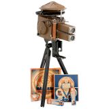 Tin Toy Projector with Durotone Gramophone