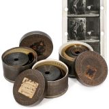 3 Auguste & Louis Lumière 35mm Films in Cannisters, c. 1896