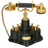 French Deluxe Telephone by Dunyach & Leclert, 1918