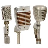 3 Microphones on Stands