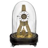 Miniature Skeleton Alarm Clock, c. 1851