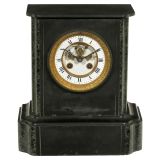 S. Marti Slate Mantel Clock, c. 1900