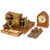Prussian Telegraph Receiver and Accessories, c. 1885