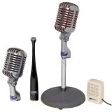 4 American Microphones, c. 1950-60