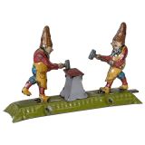 Penny Toy with 2 Gnome Smiths by Meier, c. 1920