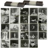 24 Nude Stereo Glass Slides, c. 1900-1910